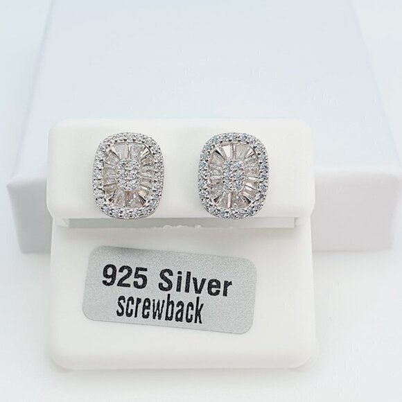 - "925 Sterling Silver Cubic Zirconia Earrings, U19254836 - Picture 10 of 11